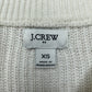 J. Crew White Cotton Sweater Size XS