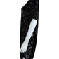 the drop NWT Black Sequined Mini Cocktail Dress Size M