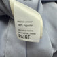 PAIGE Blue Satin Print Midi Dress Size S
