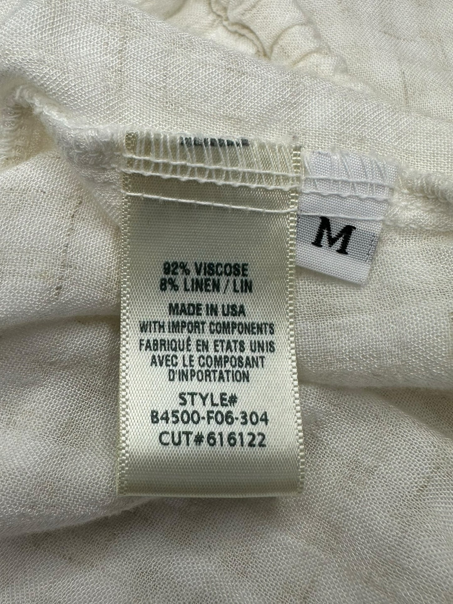 bella dahl White Button Down Size M