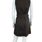 MILLY of New York Brown Ruffle Mini Dress Size 6