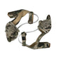 MARION PARKE Green Camouflage Print Sandals Size 37