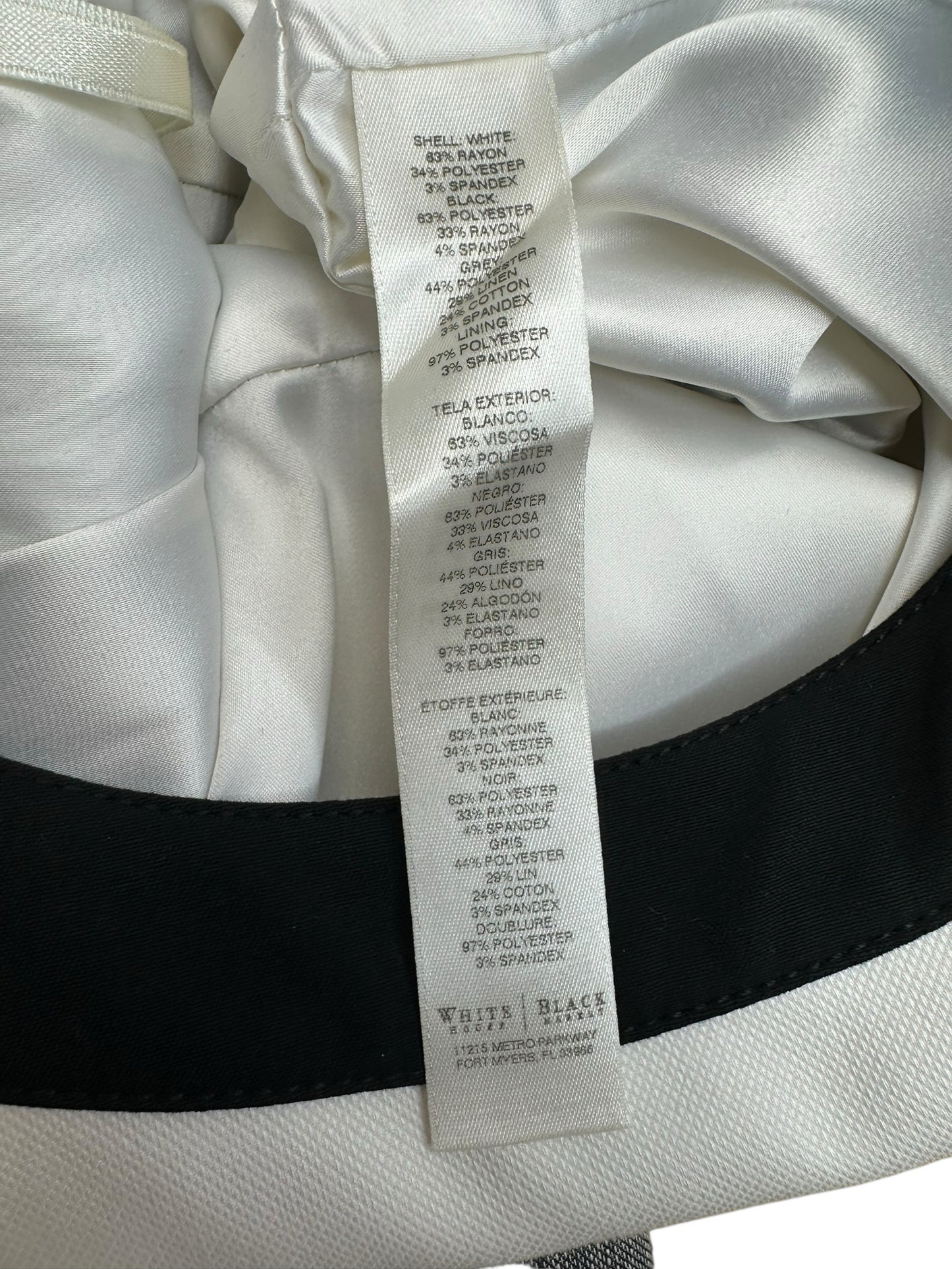 White House Black Market Color Block Workwear Dress Size 2
