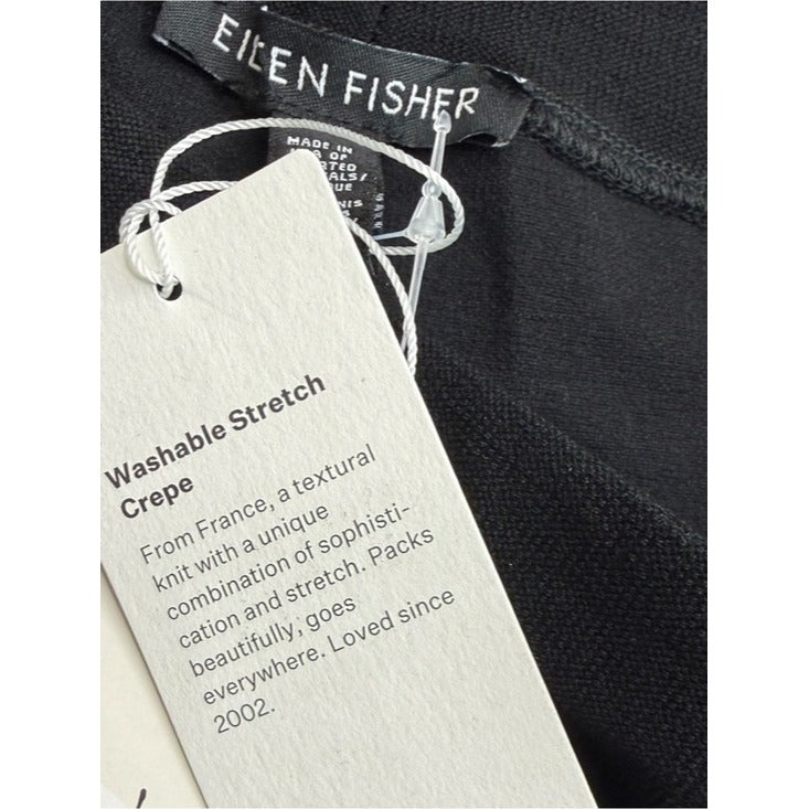 Eileen Fisher NWT Black Slim Ankle Pant Size S