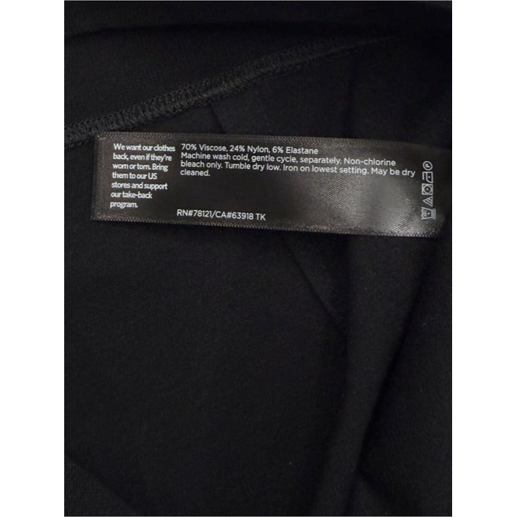 Eileen Fisher NWT Black Slim Ankle Pant Size S