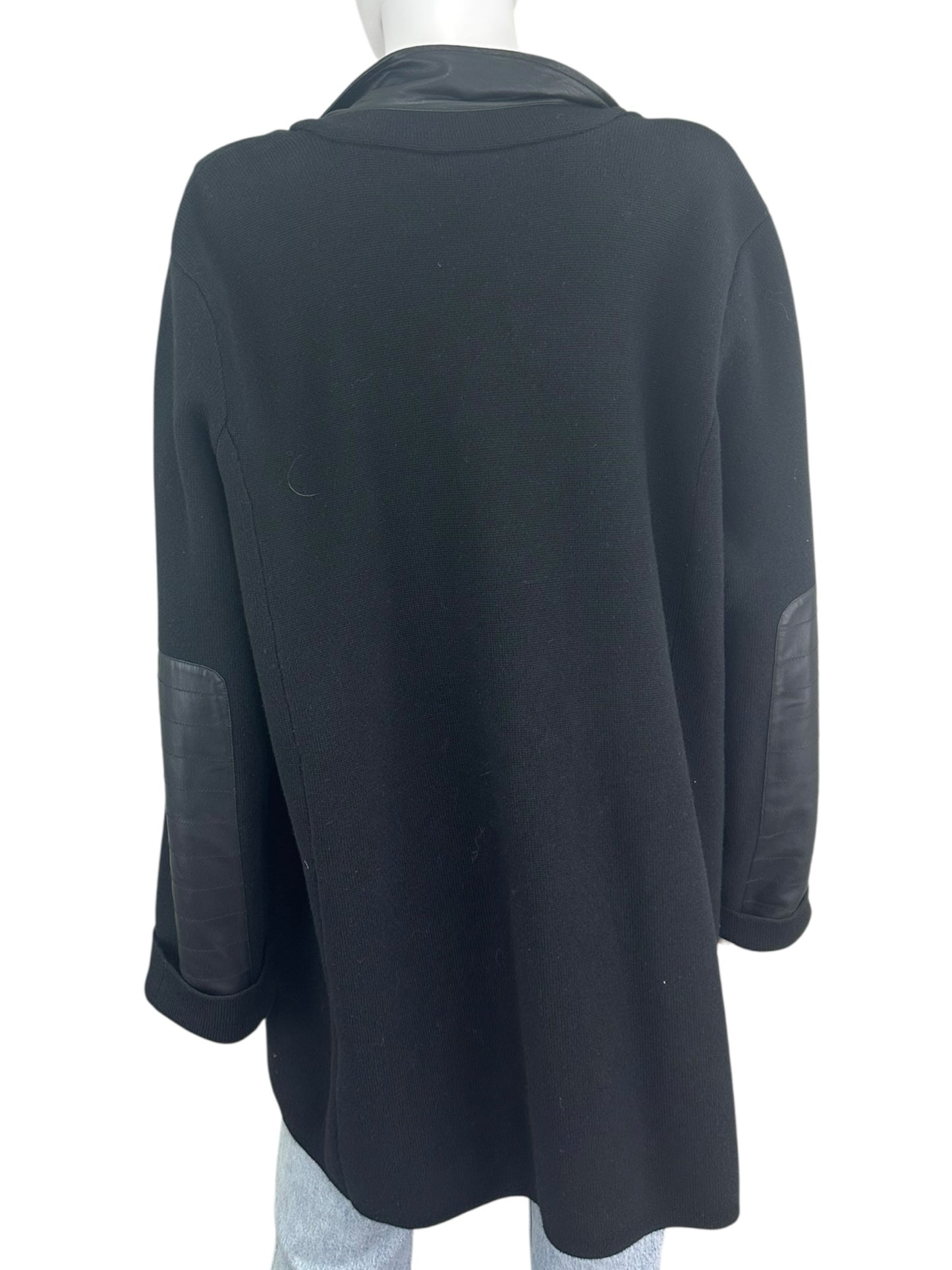 LAUREN Ralph Lauren Black Knit Jacket Size 2X