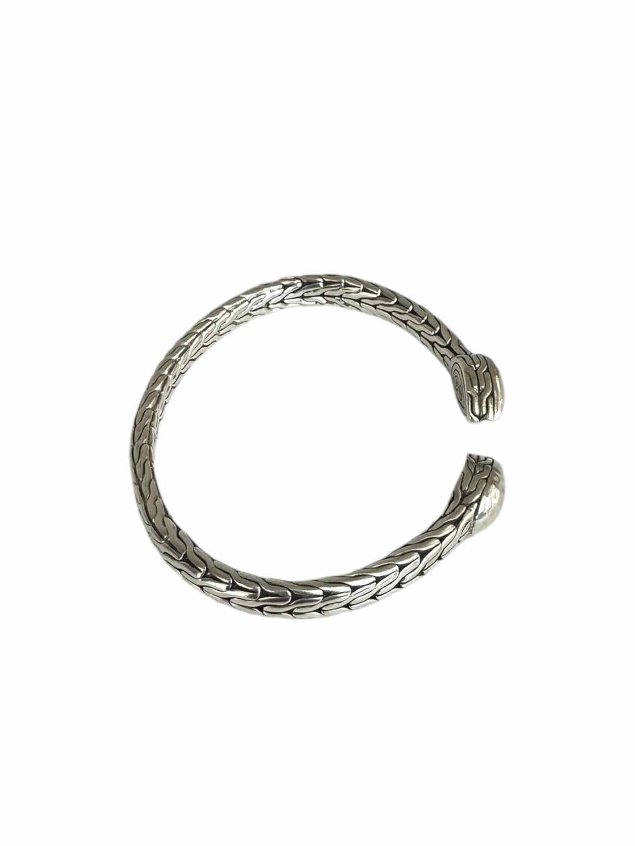 John Hardy 925 Hammered Head Cuff Bracelet