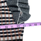 ULLA JOHNSON Brown Plaid Sweater Top Size S
