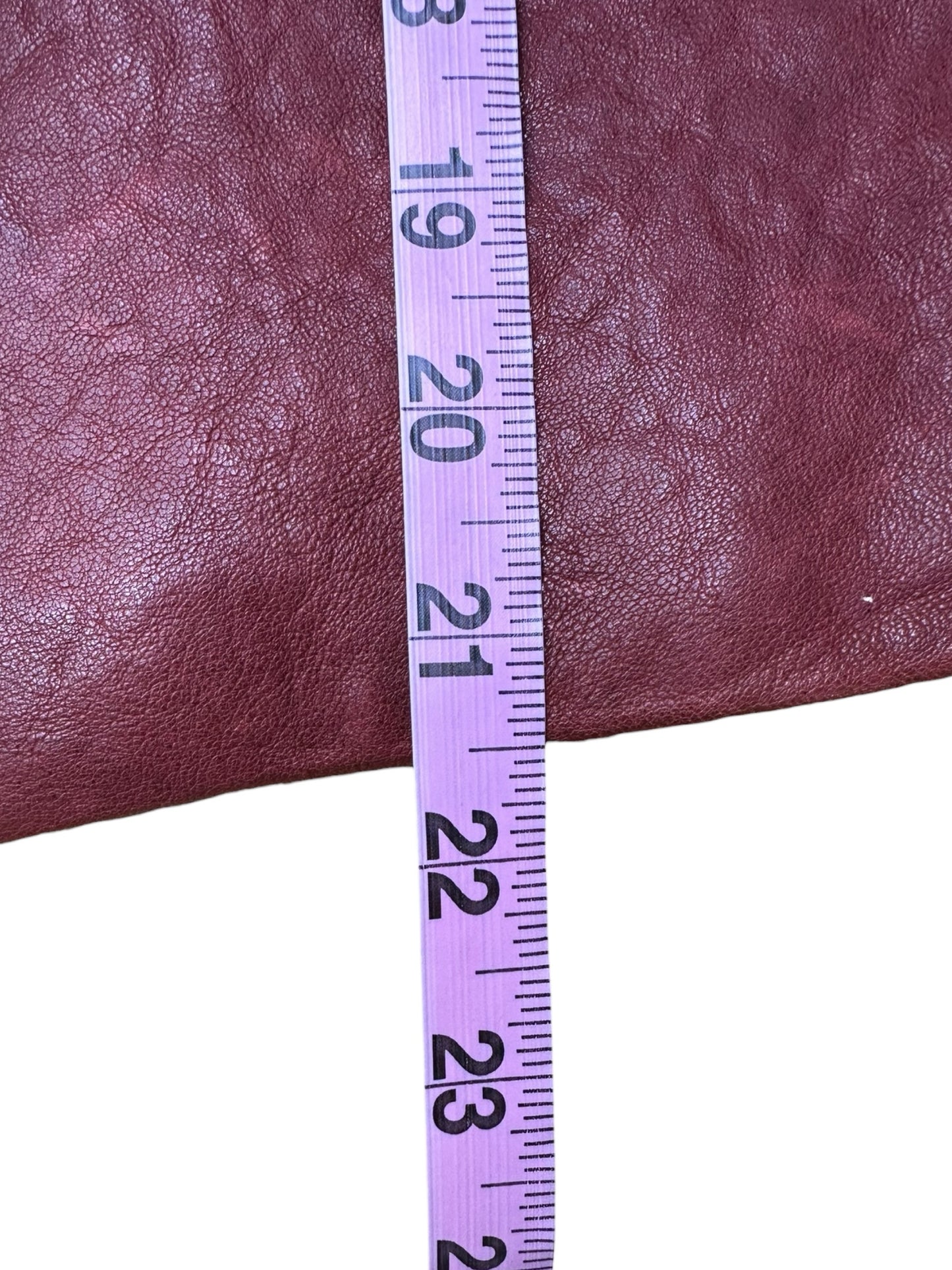 LAFAYETTE 148 NEW YORK Maroon Jacket - Leather Size S