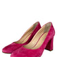 CORDANI Pink Suede Block Heel Size 37