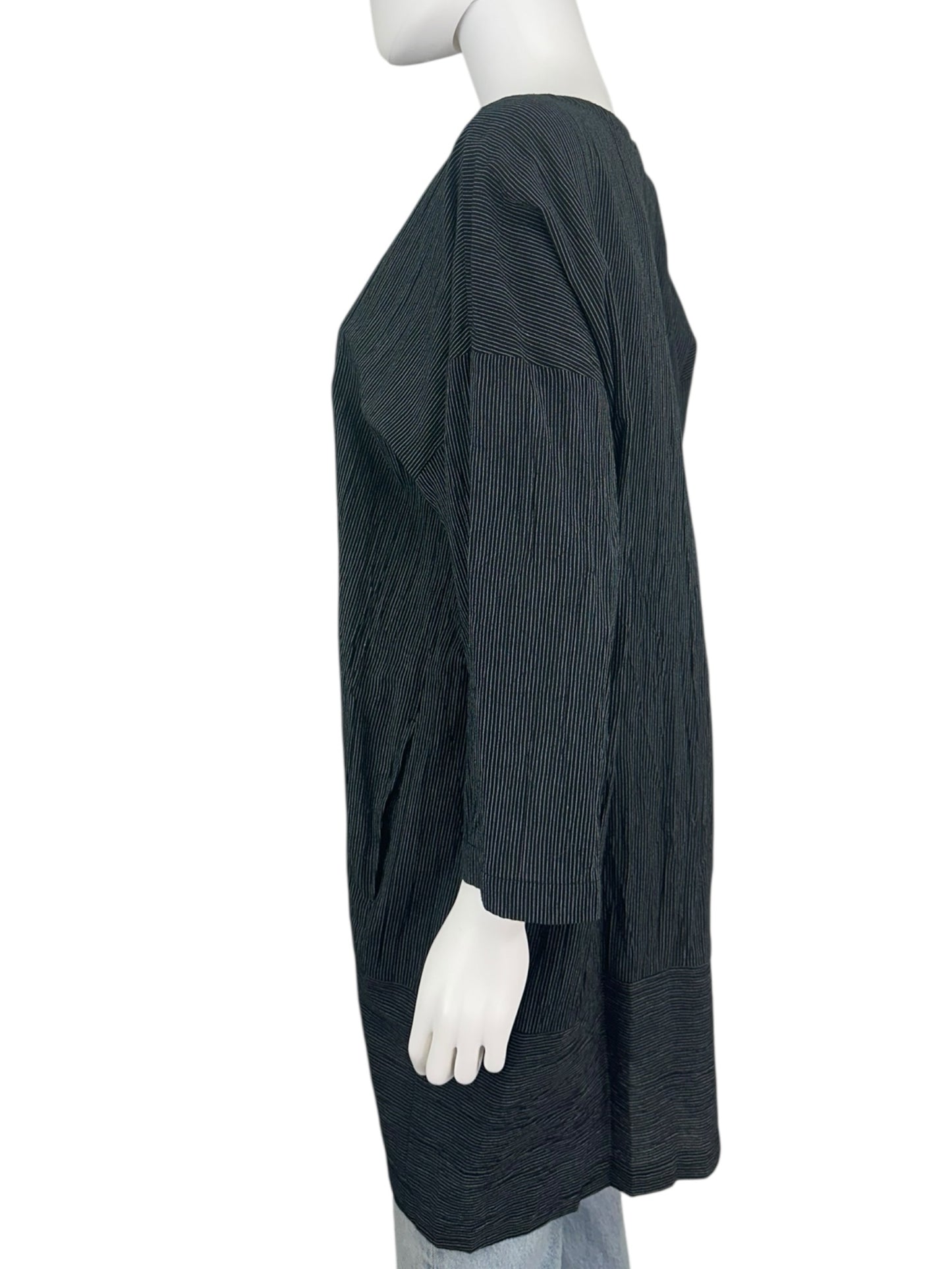 EILEEN FISHER NWT Black Bateau Dress Size XL