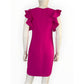 Trina Turk Pink Flutter Sleeve Mini Dress Size XS