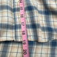 PAIGE 100% Cotton Blue Plaid Button-Down Size M