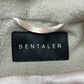 SENTALER Tan Alpaca Wool Trench Coat Size M