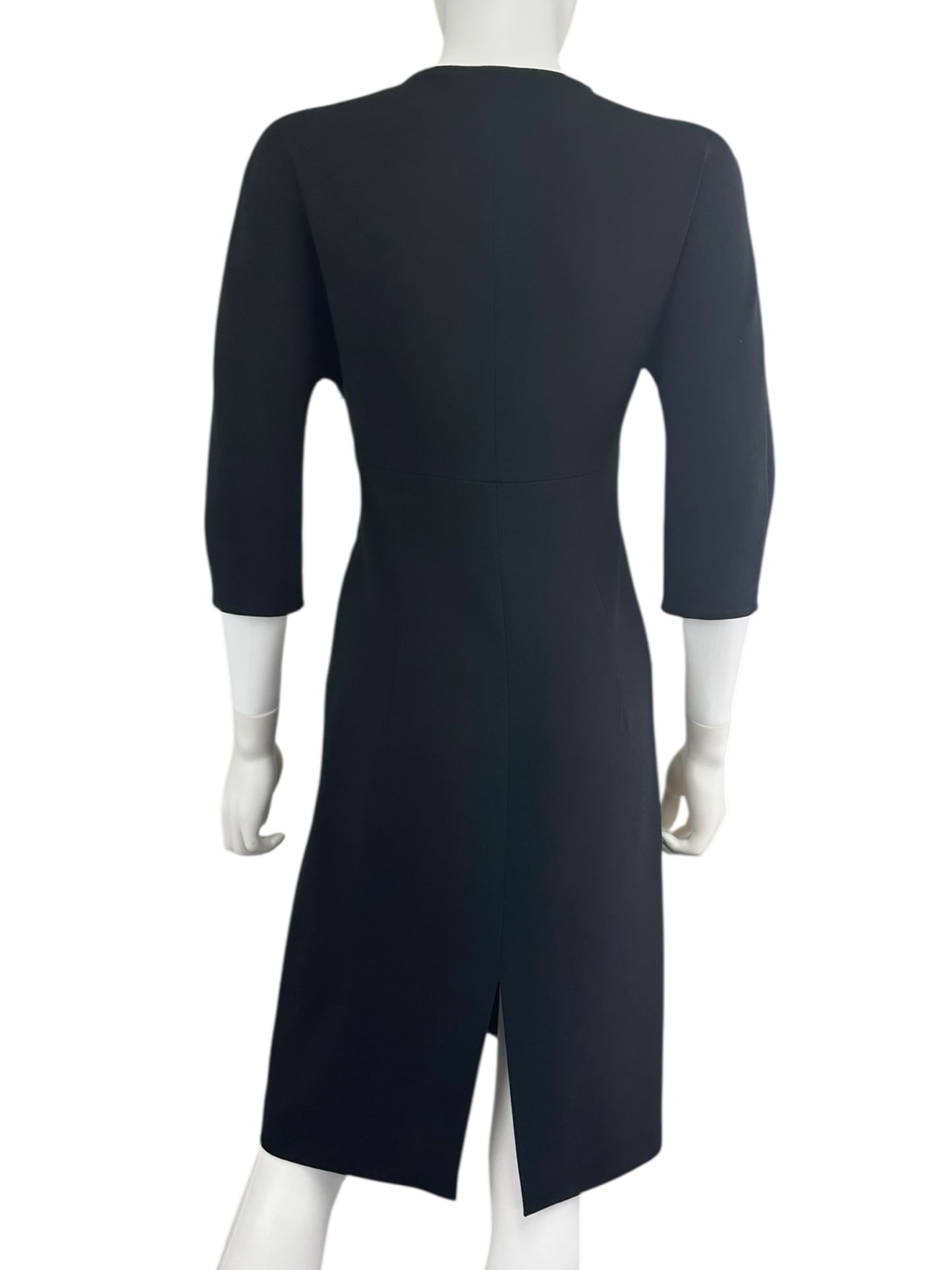 MaxMara Black Midi Cocktail Dress Size 4