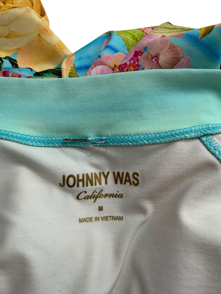 Johnny Was Costa Azul  Surf Shirt Size M
