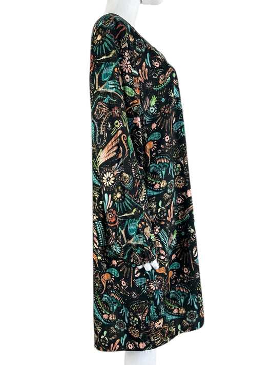 Peruvian Connection Multicolored Floral Casual Dress Size XL