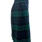 J. Crew Blue Tartan Plaid Pencil Skirt Size 14