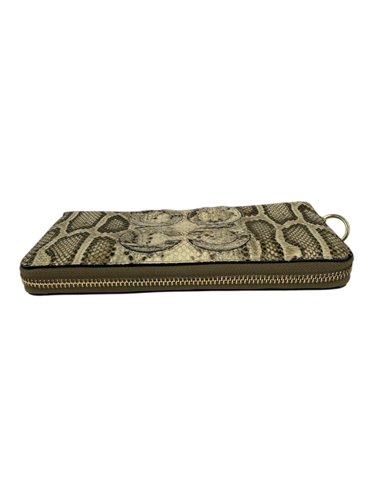 COACH Python Snakeskin Continental Wallet