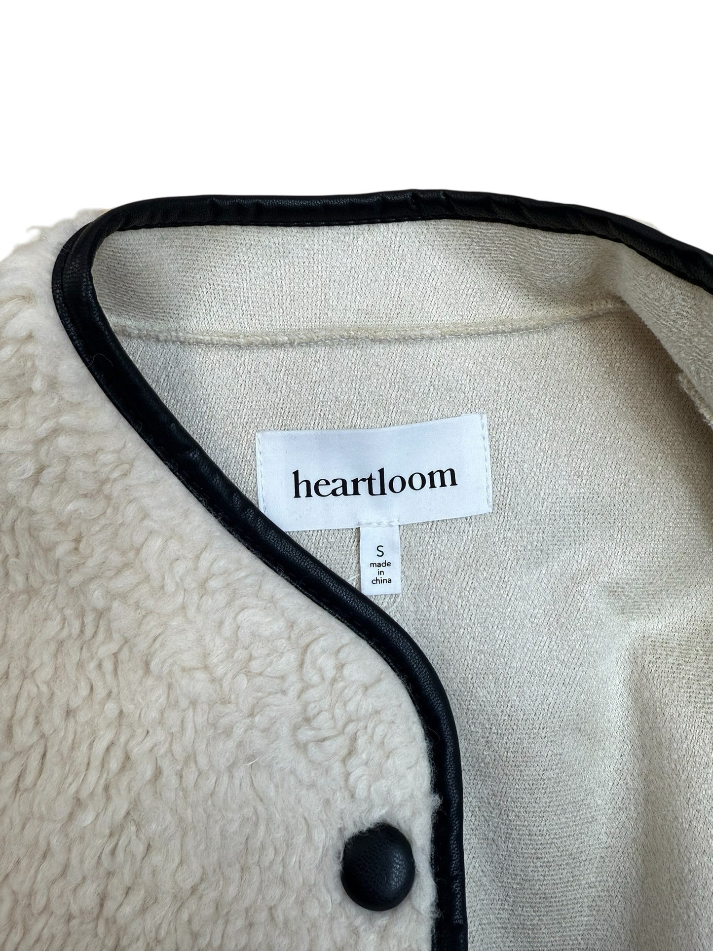 heartloom NWT Cream Sherpa Jacket Size S