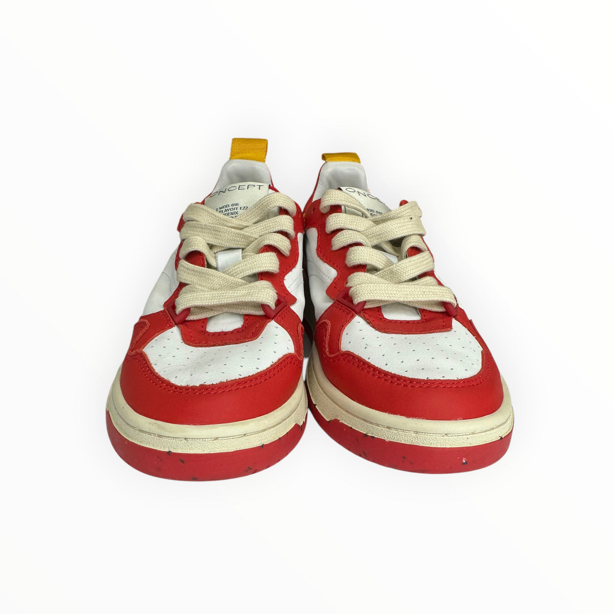 Oncept NEW Phoenix Retro Red Sneakers Size 7