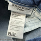 PAIGE Blue Skyline Skinny Crop Jeans Size 27