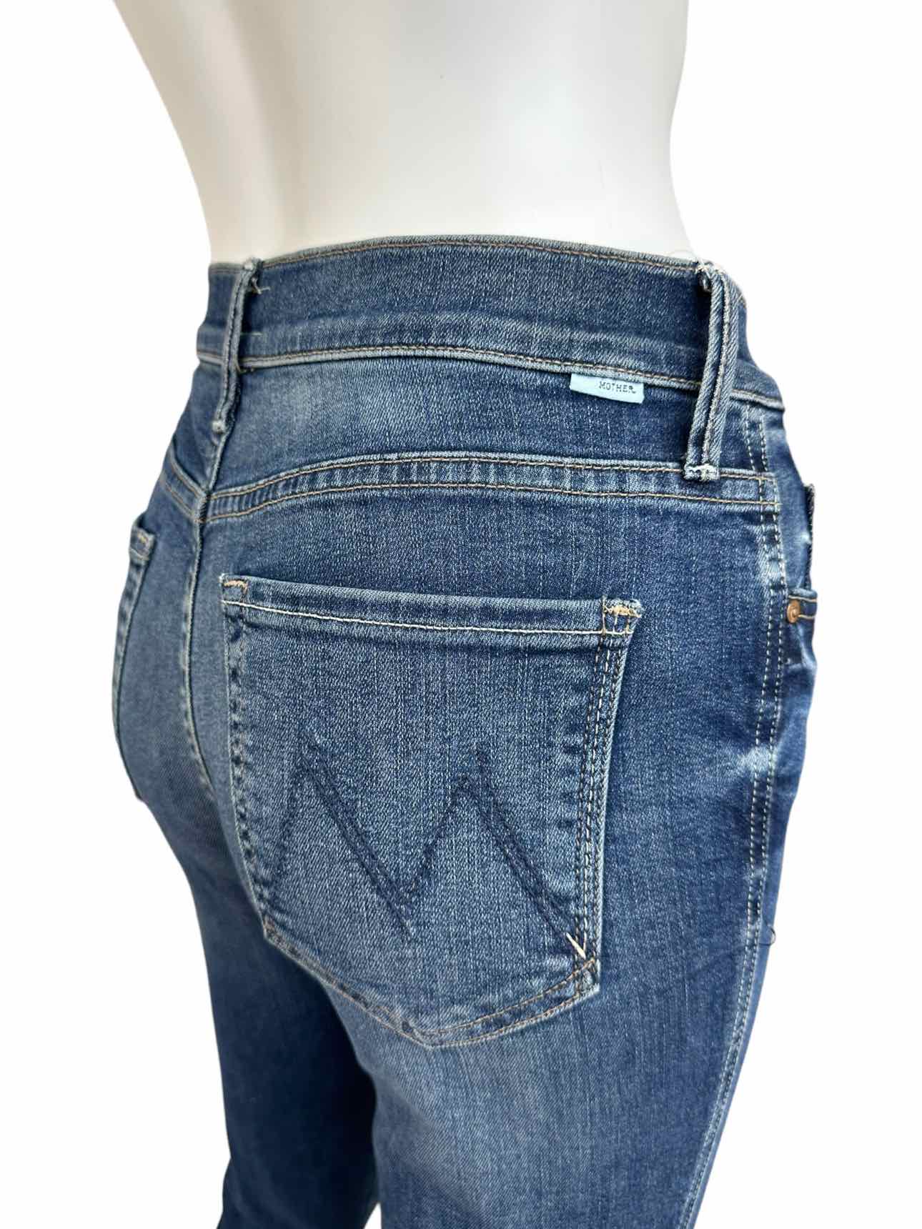 MOTHER The Pony Boy Ankle Fray Jeans Size 27