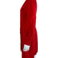 Theory Red T-Shirt Button-Down Mini Dress Size 6