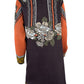 MAXSPORT Brown Floral Duster Cardigan Size L