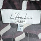 L'Academie Gray Print Collared Mini Dress Size S