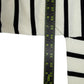 Adrianna Papell White Striped Turtleneck Sweater Size L