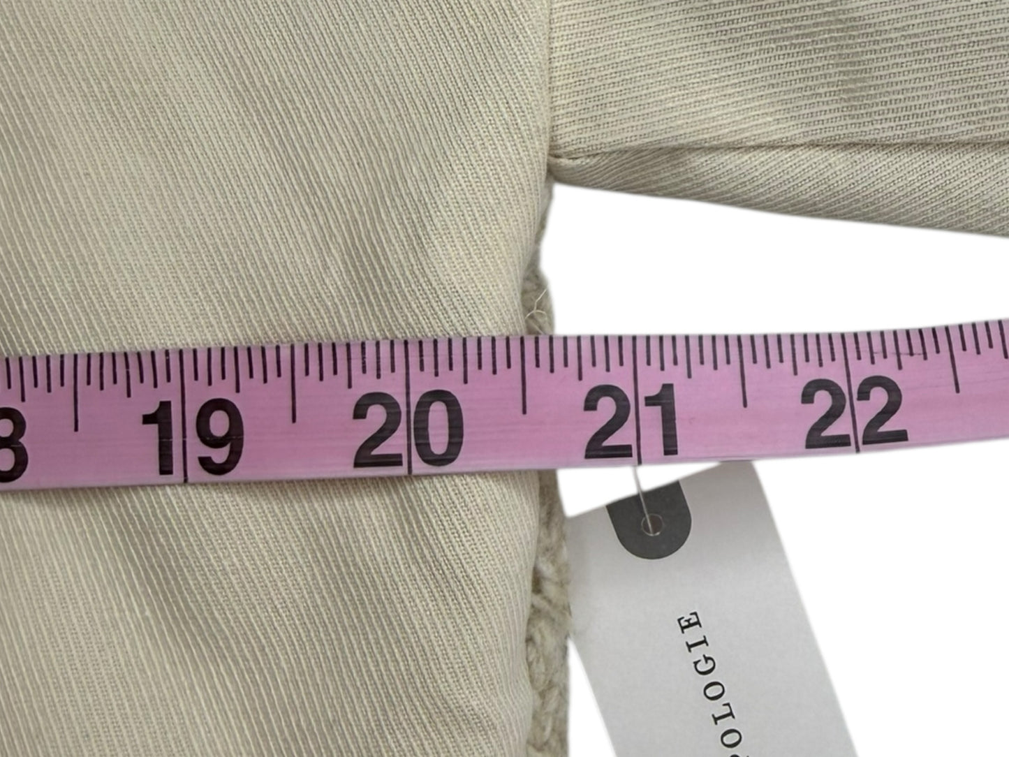 Anthropologie NWT Beige Central Park West Myles Cable Knit Cardigan Sweater Size M