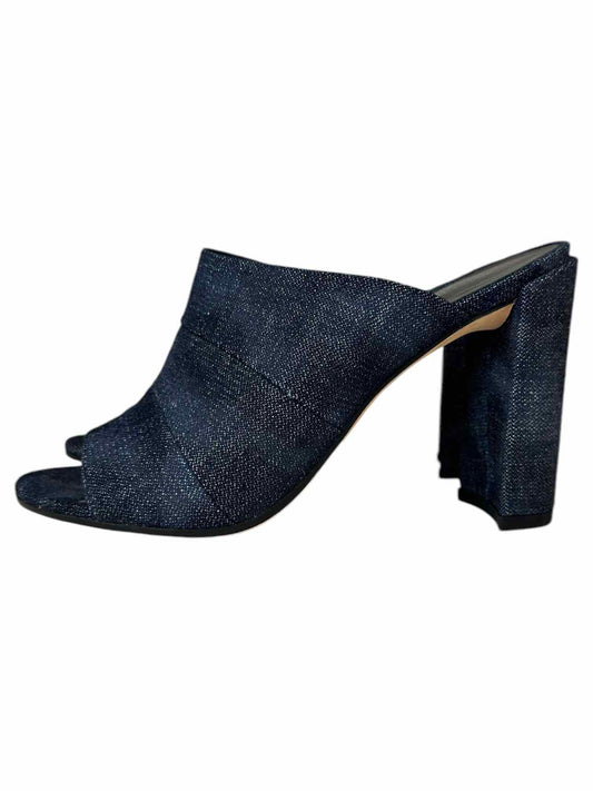 Stuart Weitzman Denim Block Heels Size 7.5