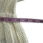 Spell Ivory Open-Knit Maxi Dress Size XS