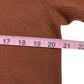 Halogen Brown 100% Cashmere Sweater Size M