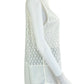 EQUIPMENT White Lace Button Down Tank Size M