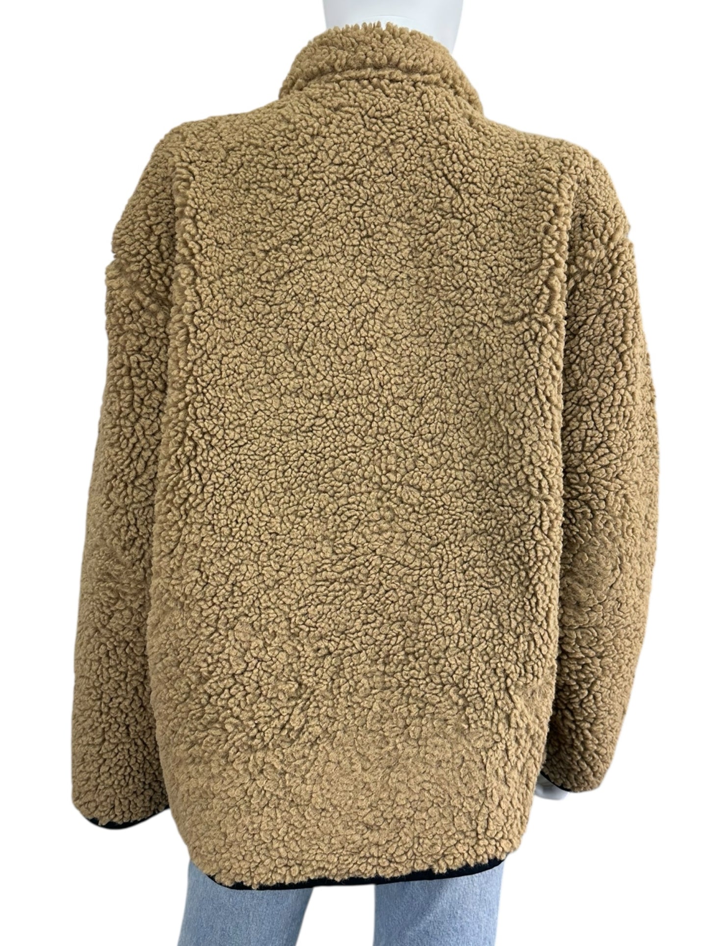 J. Crew NWT Brown Sherpa Jacket Size M