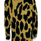 Sharon Young Leopard Tunic Sweater Size M