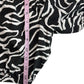 Rails Black Zebra Evy One Shoulder Cropped Top & Skirt Size XS