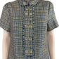 Lilly Pulitzer NWT Blue Teddy Metallic Tweed Shift Dress Size 4