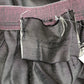 Nicole Paloma Gray Distressed Snap Mini Skirt Size S