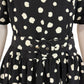 Adelyn Rae NWT Black Darlene Polkadot Mini Dress Size M