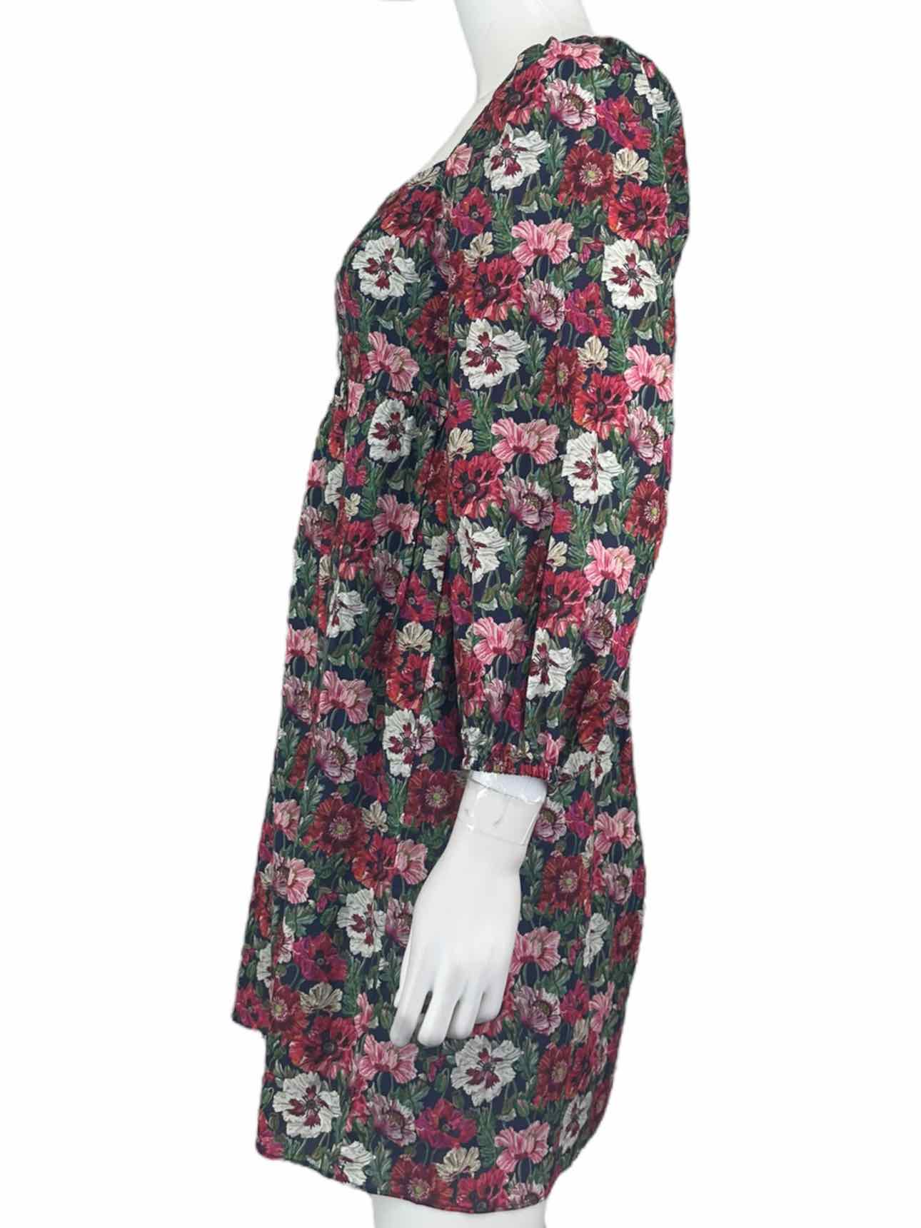 J. Crew NWT Floral Puff Sleeve Dress Size 6