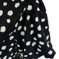 Adelyn Rae NWT Black Darlene Polkadot Mini Dress Size M