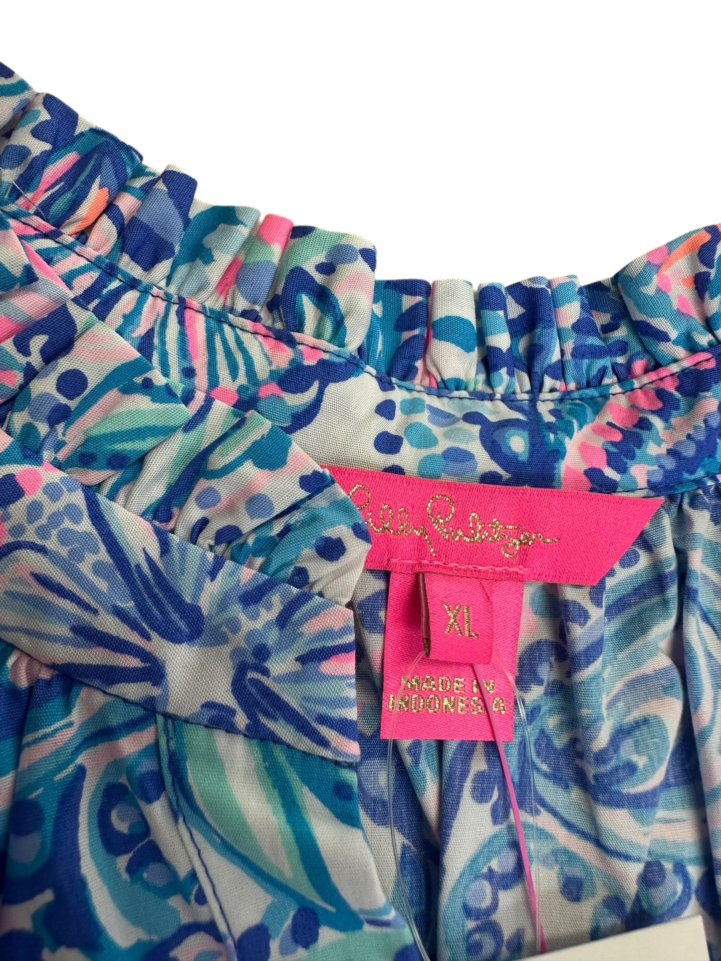 Lilly Pulitzer Paisley Print Blouse Size XL