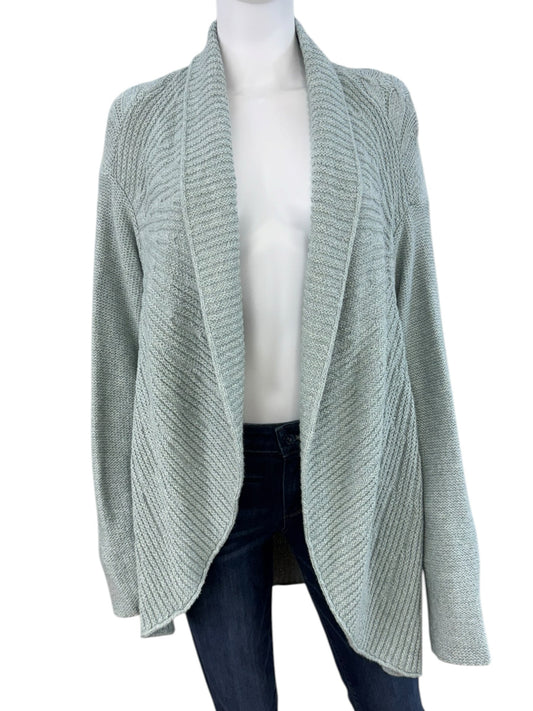 J. Jill NWT Green Cable Knit Sweater Cardigan Size L