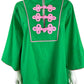 House of MBR NWT Jockey Green Bouvier Shift Dress Size 4