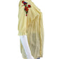 sundance Yellow Embroidered Blouse Size L