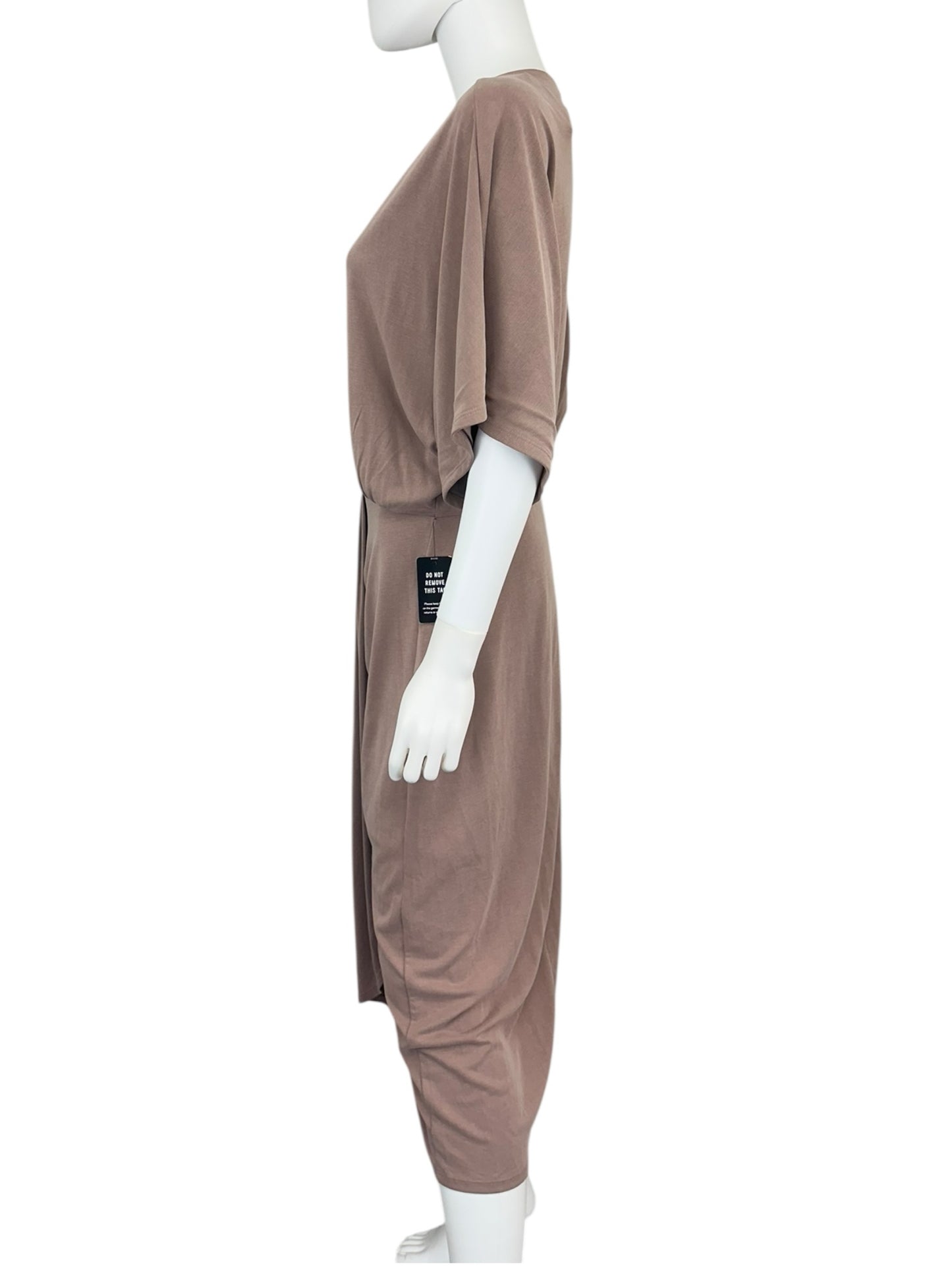 EXPRESS NWT Brown Knit Midi Dress Size L