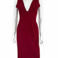 alice + olivia Maroon ESMIRA Cocktail Dress Size 6